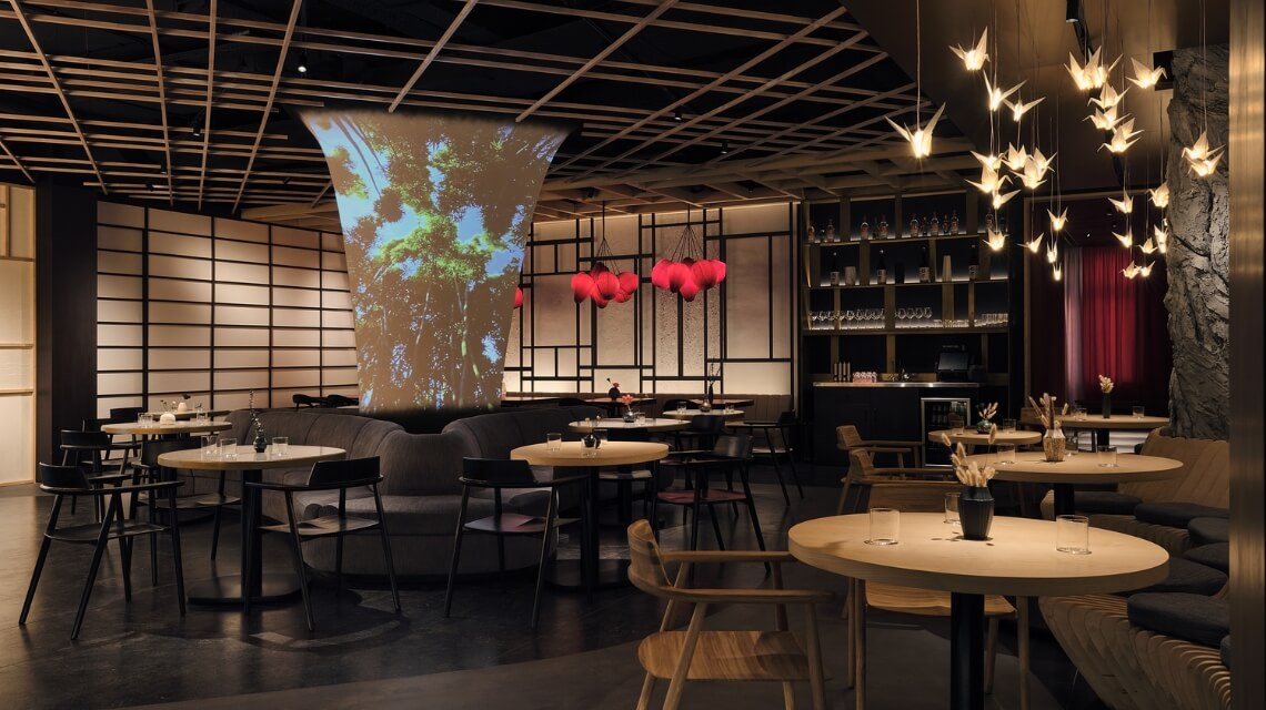 Minimalist cultural restaurant interior design trends - Ichi Go Ichi E by IDEOLOGIST LLC