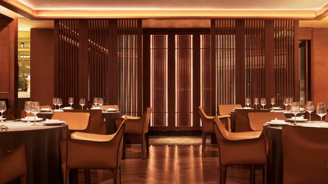 Minimalist restaurant interior design trends - award-winning Bafenbao by KaiFei Architectural Design.