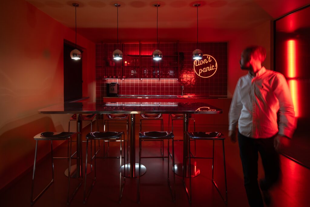 Open-plan interior of Mireo office with collaborative and focused zones