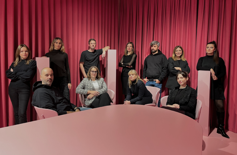 Brigada d.o.o. team photo, CEO/Lead Architect:Damjan Geber, Design team: Dorotea Saric